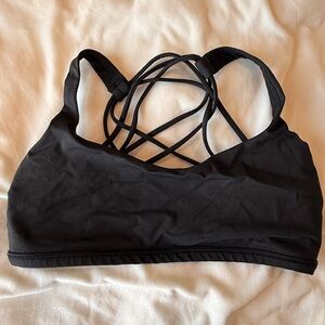 lululemon athletica Black Strappy Sports Bra
